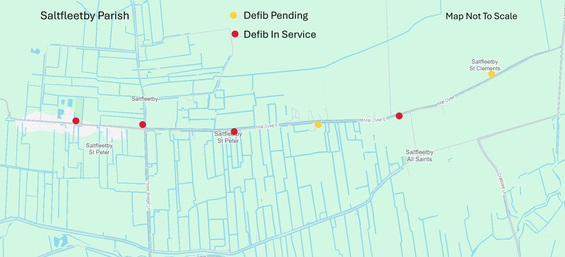 Saltfleetby Defibrillators