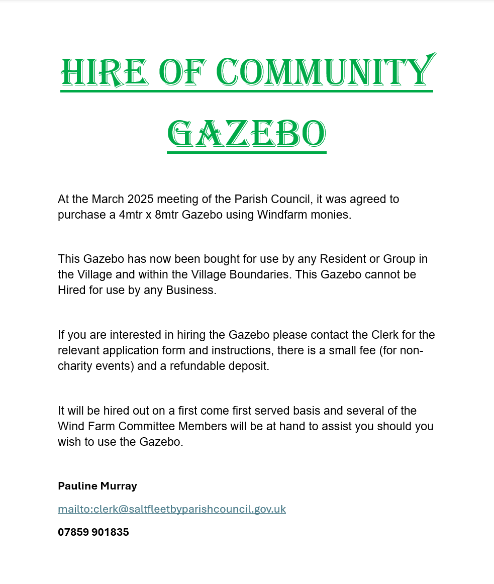Gazebo Hire